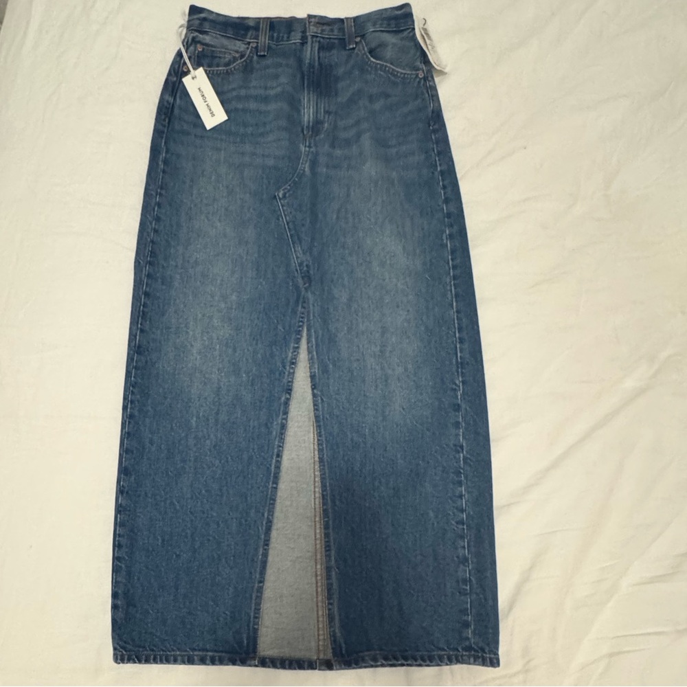 NWT The 90’s Vintage Denim Maxi Skirt - Denim Forum - Picture 5 of 9
